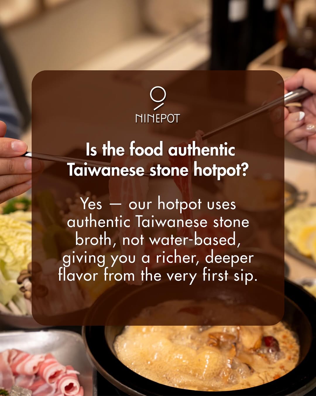 Ninepot hotpot dining experience